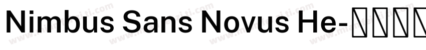 Nimbus Sans Novus He字体转换
